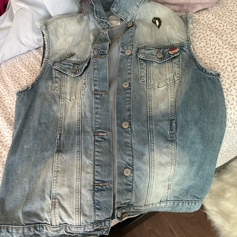 Ardene Blue Denim Vest